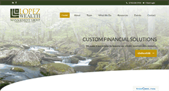 Desktop Screenshot of lopezwealth.com